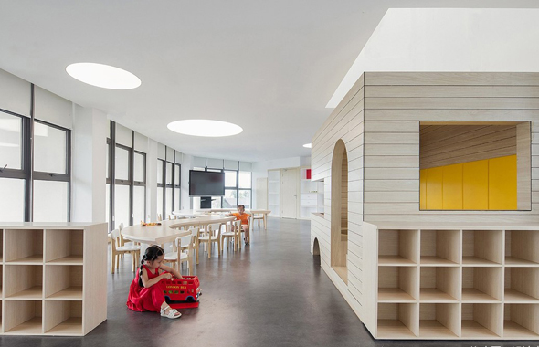 廣州設(shè)計裝修公司洞頭區(qū)靈昆幼兒園裝飾設(shè)計案例