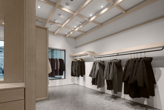 廣州店鋪設(shè)計公司初?白 服裝店鋪裝修設(shè)計案例