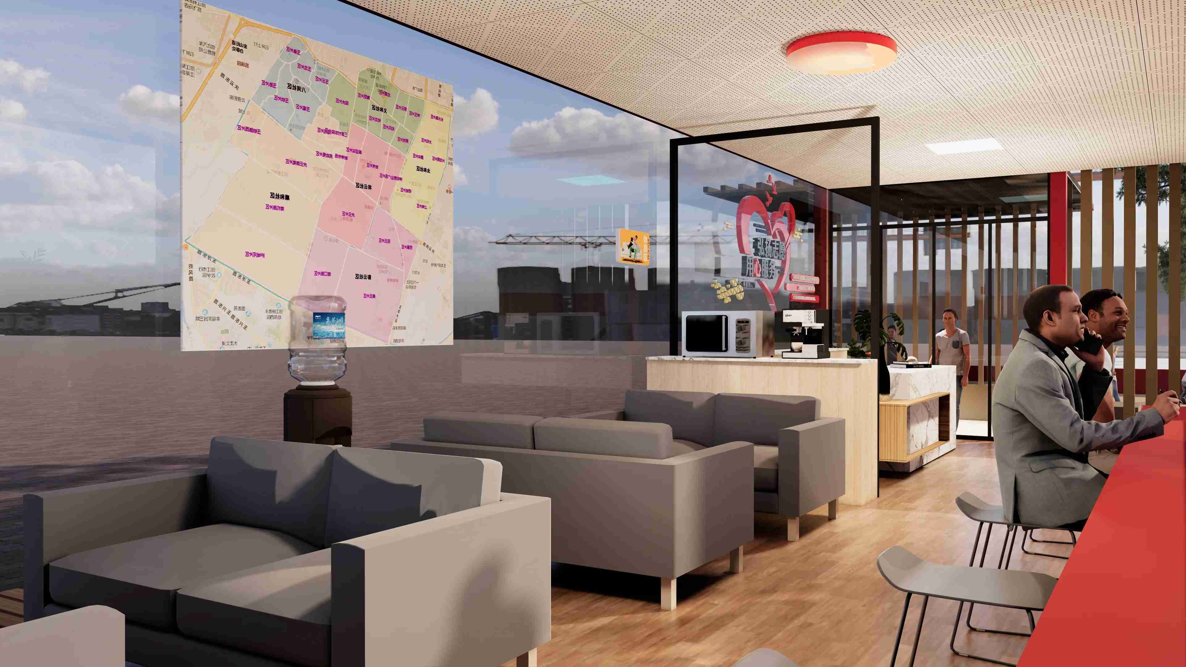 廣東佛山黨群服務驛站、廣東暖心驛站、廣東愛心驛站設計施工