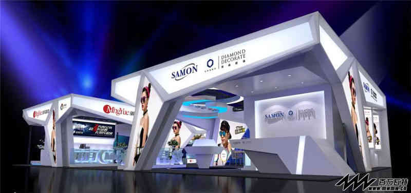 大華銀行上海分行參展上海新國際博覽中心上海展覽設計展臺搭建2